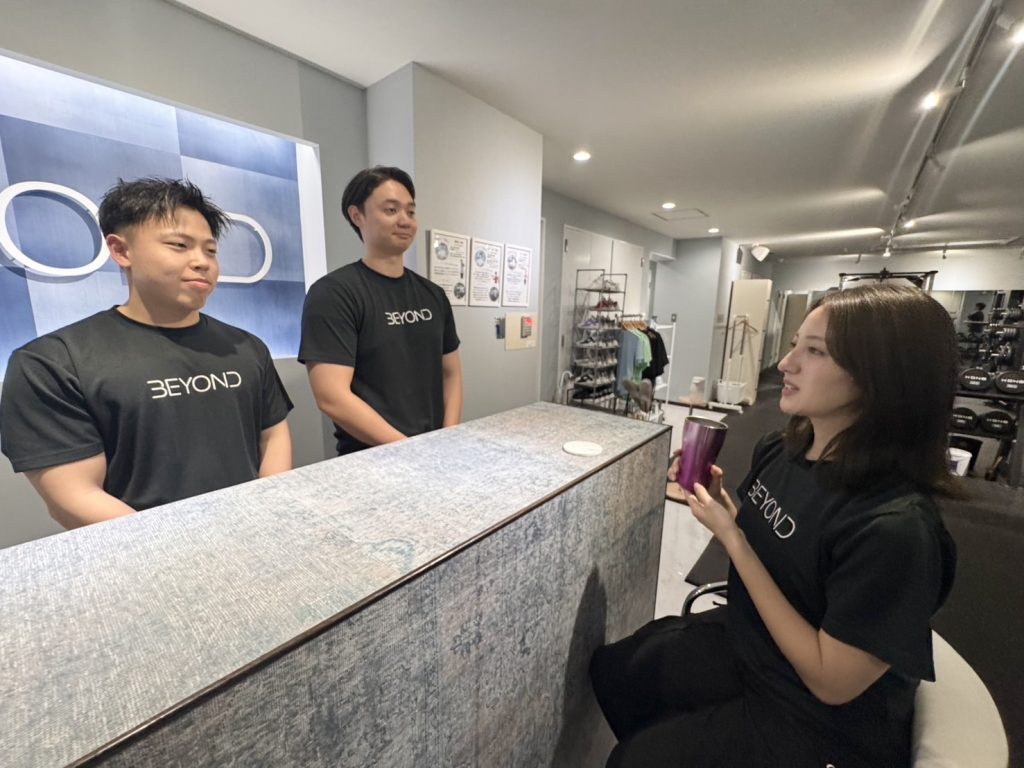 トレーニング後の会話
