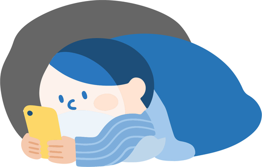 寝る前のスマホ操作