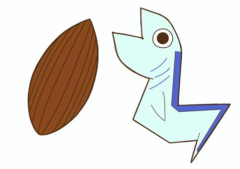 ナッツと煮干し